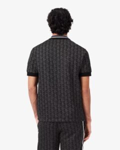 Polo Lacoste dal taglio classico in jacquard con monogrammaREF. DH1417-00 - immagine 3