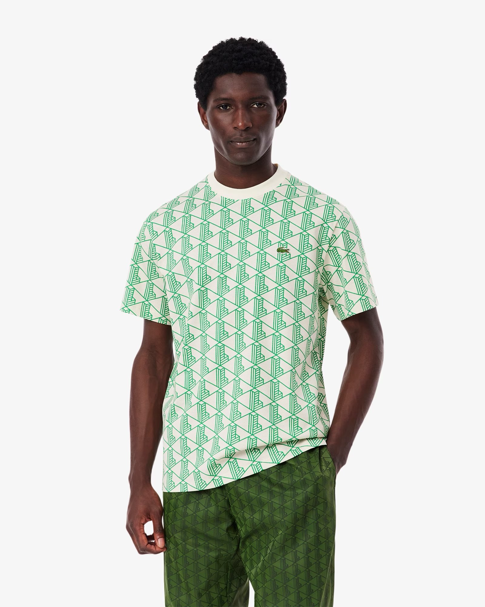 LACOSTE T-SHIRT IN COTONE CON MONOGRAMMA

REF. TH2831-00