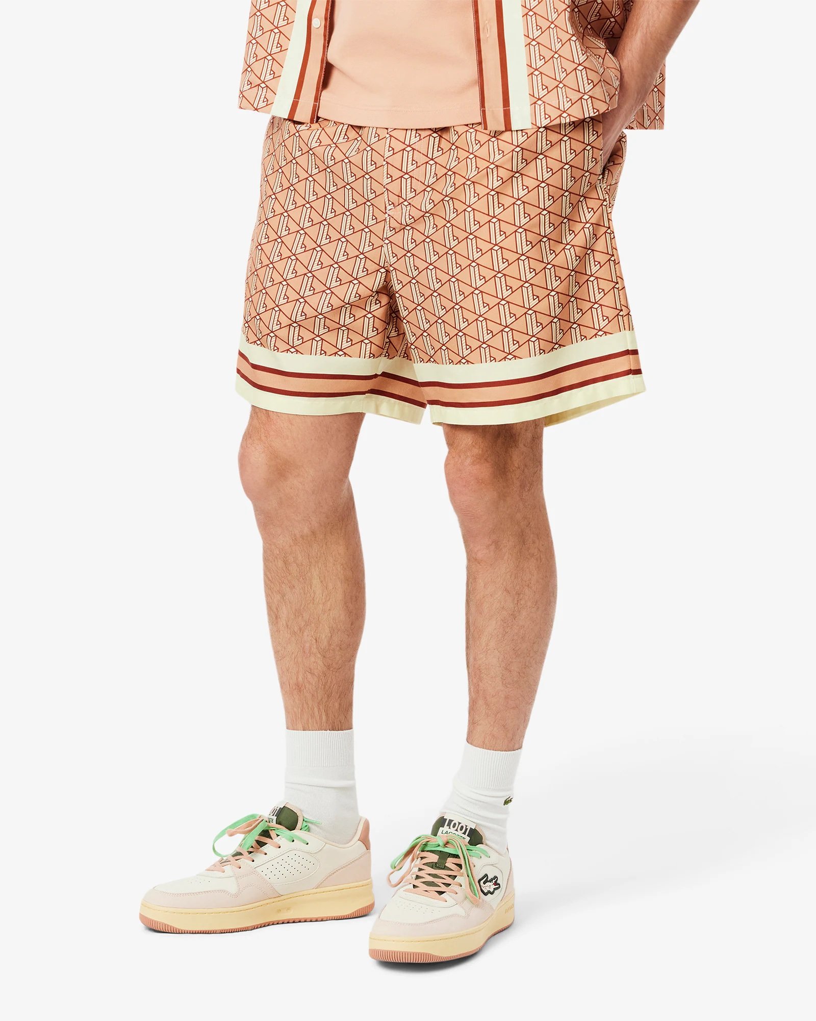 Lacoste Shorts leggeri con stampa monogramma

REF. GH9928-00