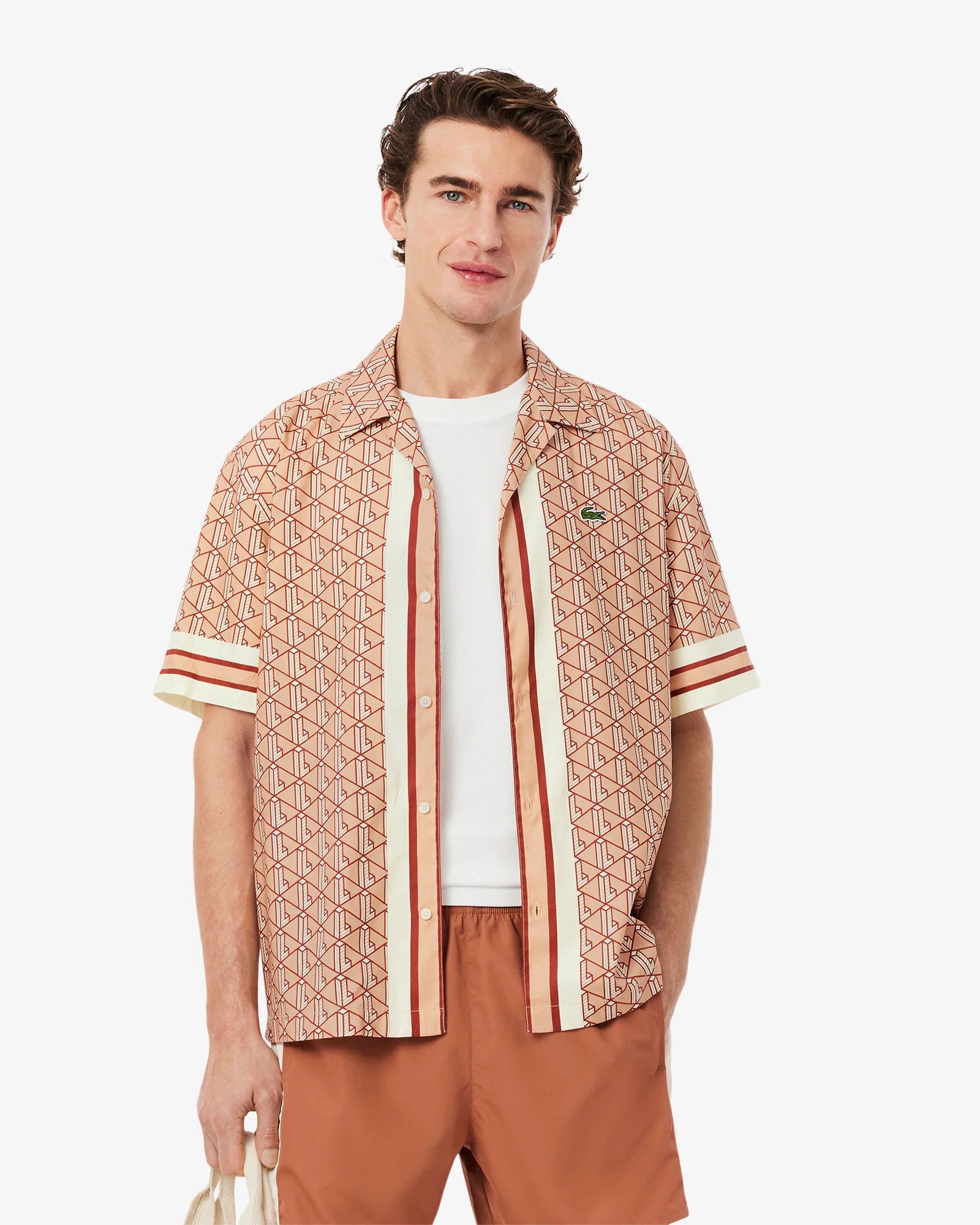 LACOSTE CAMICIA TAGLIO DRITTO CON MONOGRAMMA

REF. CH9094-00