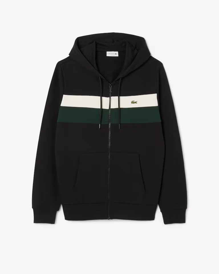 LACOSTE 
Felpa con cappuccio e zip color block
REF. SH5913-00 - immagine 4