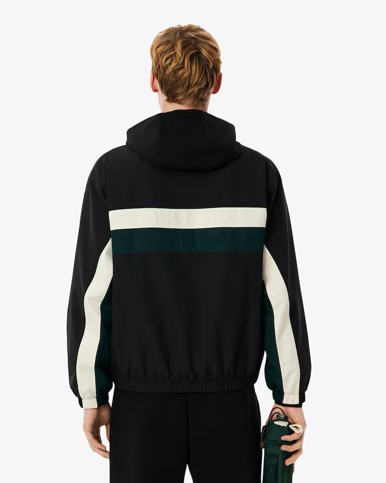 LACOSTE 
Giacca della tuta impermeabile color block - immagine 2