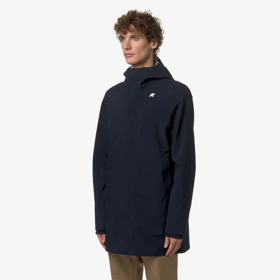 K-WAY TOMMY BONDED JERSEY
Giacca Impermeabile Uomo 3/4 Blu per Uso Urbano
Style: K5126SW - immagine 3