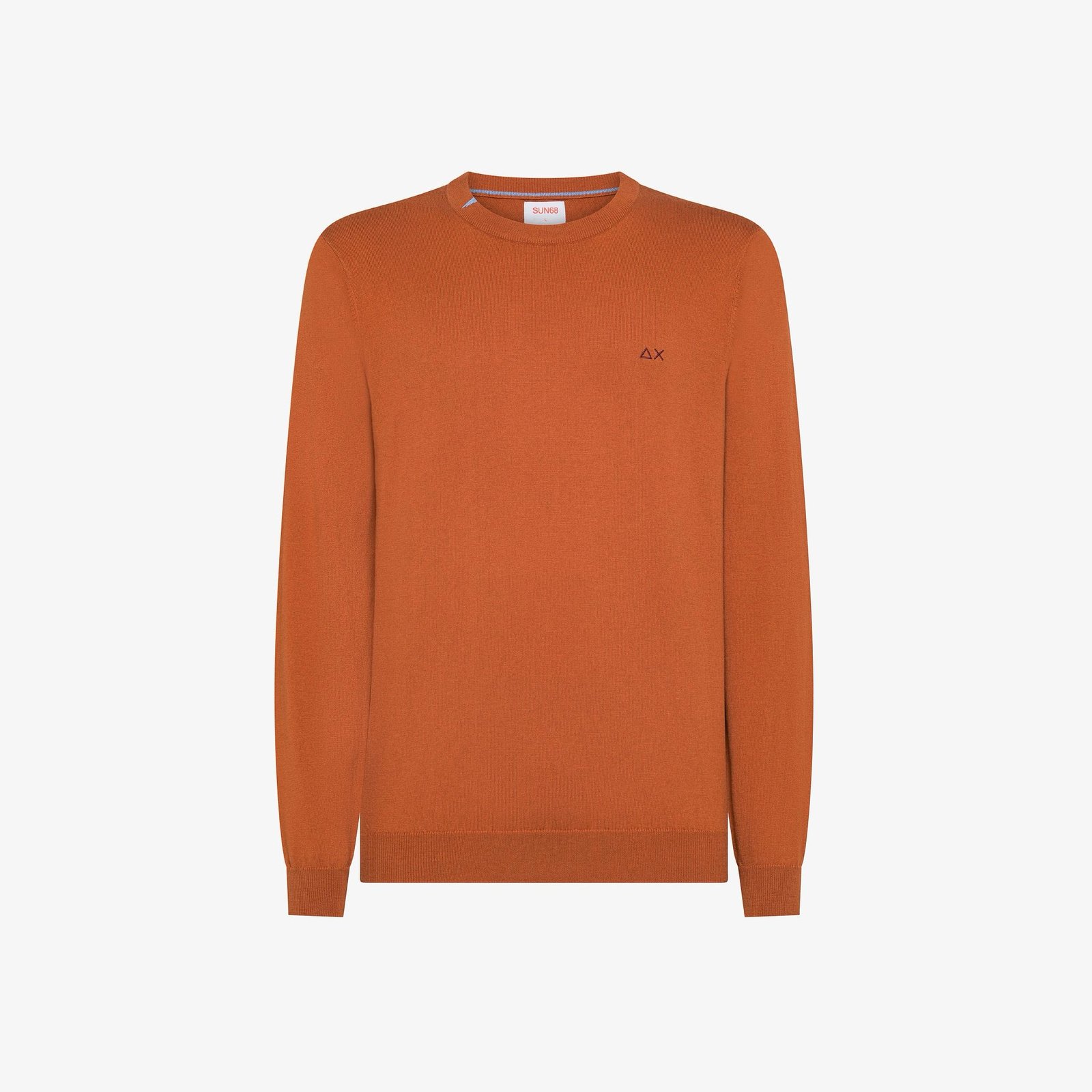 SUN68
Maglia girocollo in misto lana carota
K45101