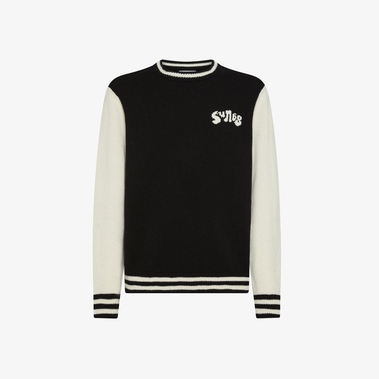 SUN68

Maglia girocollo in lana con logo nero

K45163