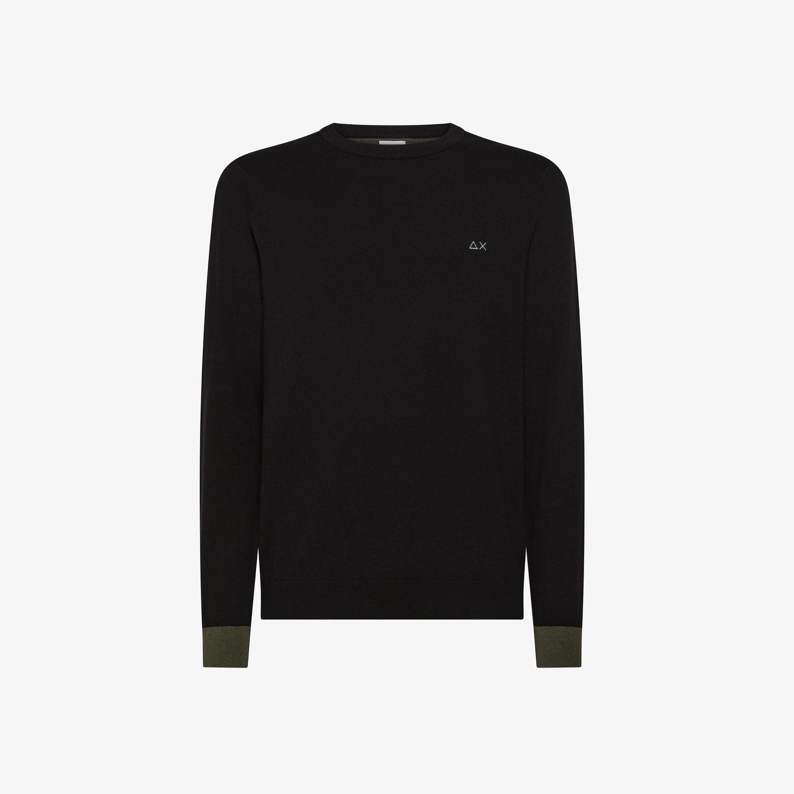 SUN68
Maglia in lana e cotone con patch nero
K45143