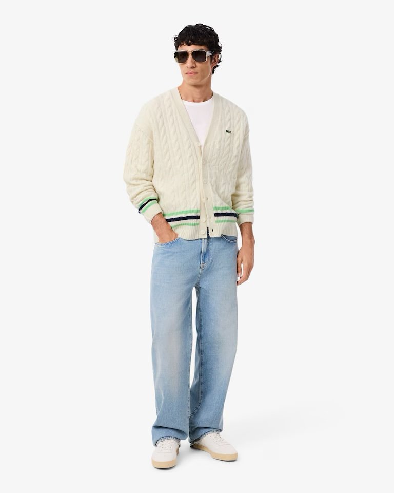 LACOSTE 
Cardigan in lana a trecce
REF. AH5981-00 - immagine 2