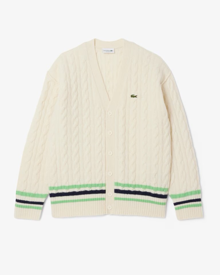 LACOSTE 
Cardigan in lana a trecce
REF. AH5981-00 - immagine 5