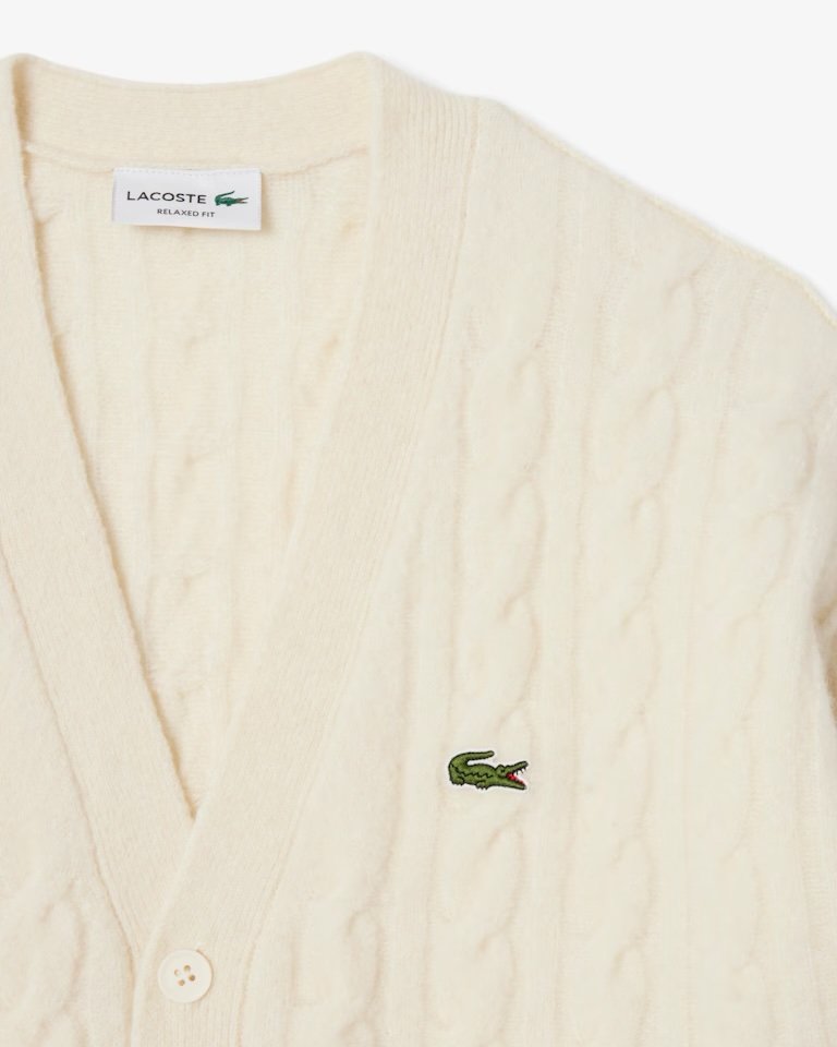 LACOSTE 
Cardigan in lana a trecce
REF. AH5981-00 - immagine 6