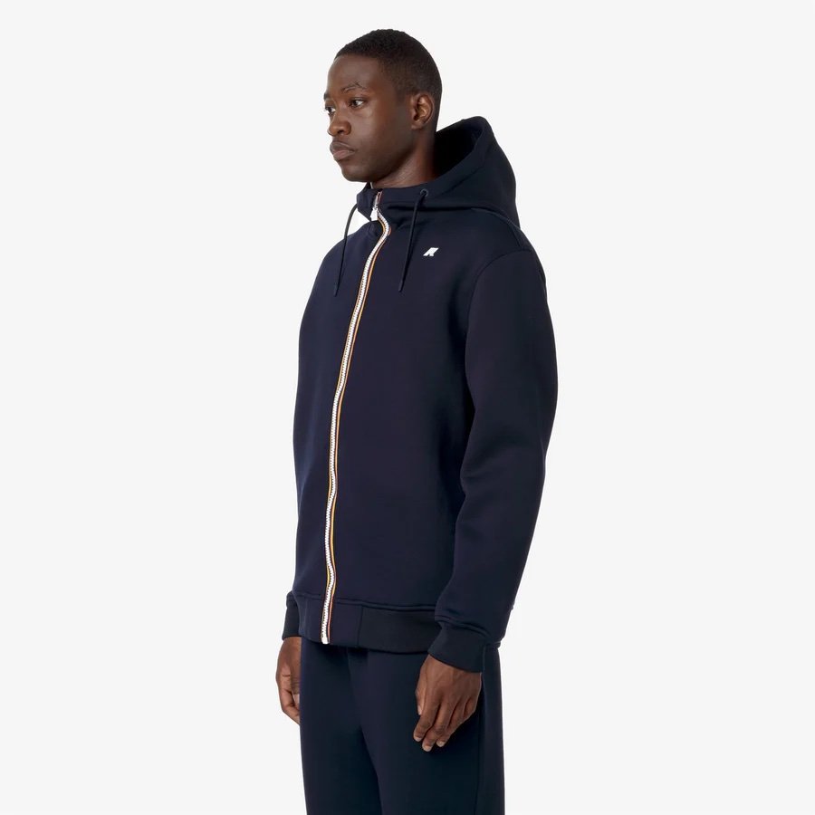 K-WAY 
RAINER SPACER BLUE DEPTH
Giacca Fleece Calda Uomo Blu con Cappuccio Regolabile
Style: K2141DW - Color: K89 - immagine 2