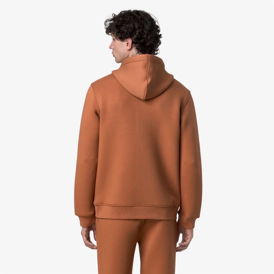 K-WAY 
RAINER SPACER ORANGE ADOBE
Giacca Fleece Calda Uomo arancione con Cappuccio Regolabile
Style: K2141DW - Color: WGG - immagine 3