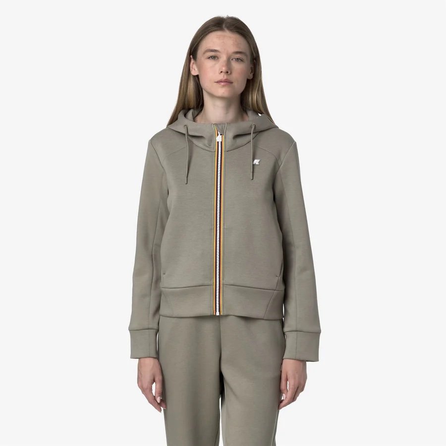 K-WAY 

DIVINE LIGHT SPACER
GREEN OAK
Giacca sportiva corta in pile verde da donna con cappuccio

Style: K2132CW - Color: 633