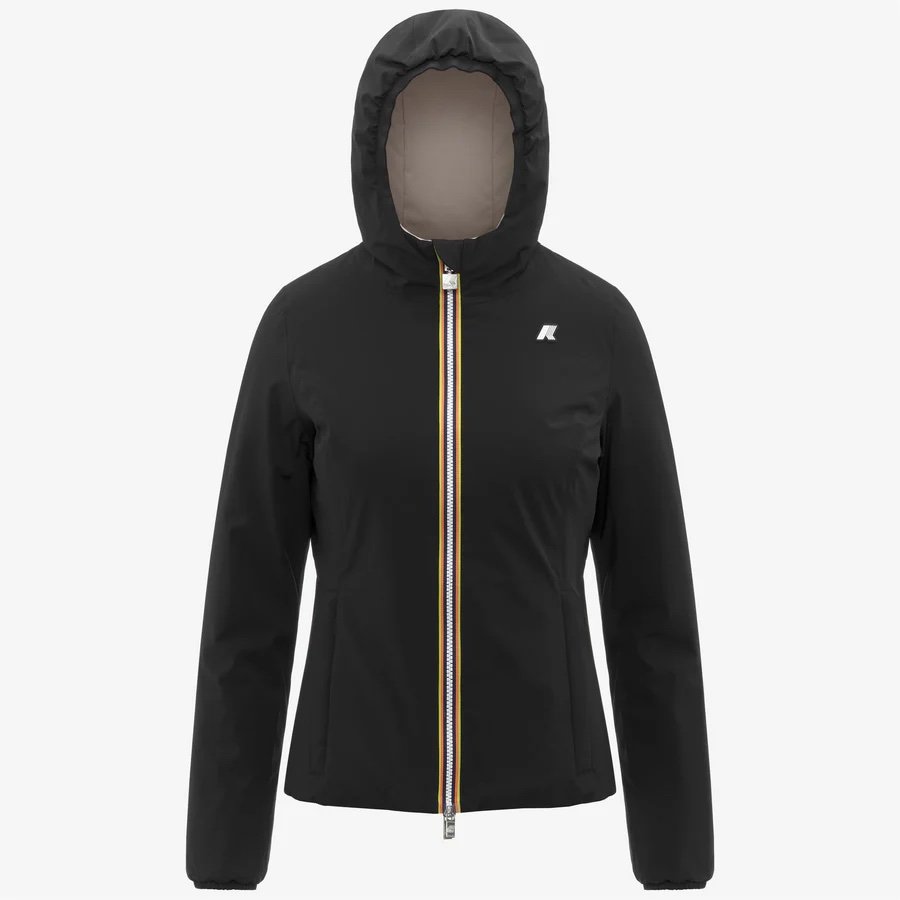 K-WAY 
LILY ST WARM REVERSIBLE
BLACK PURE-BEIGE CASHMERE
Giacca corta impermeabile reversibile da donna, colore beige nero
Style: K6128TW - Color: BC9 - immagine 3