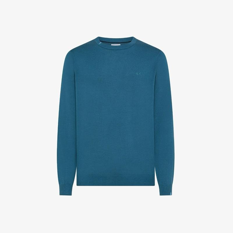 Maglia Sun68 in cotone , La maglieria SUN68 è il basic che fa la differenza con filati morbidi, vestibilità moderne studiate per valorizzare il look