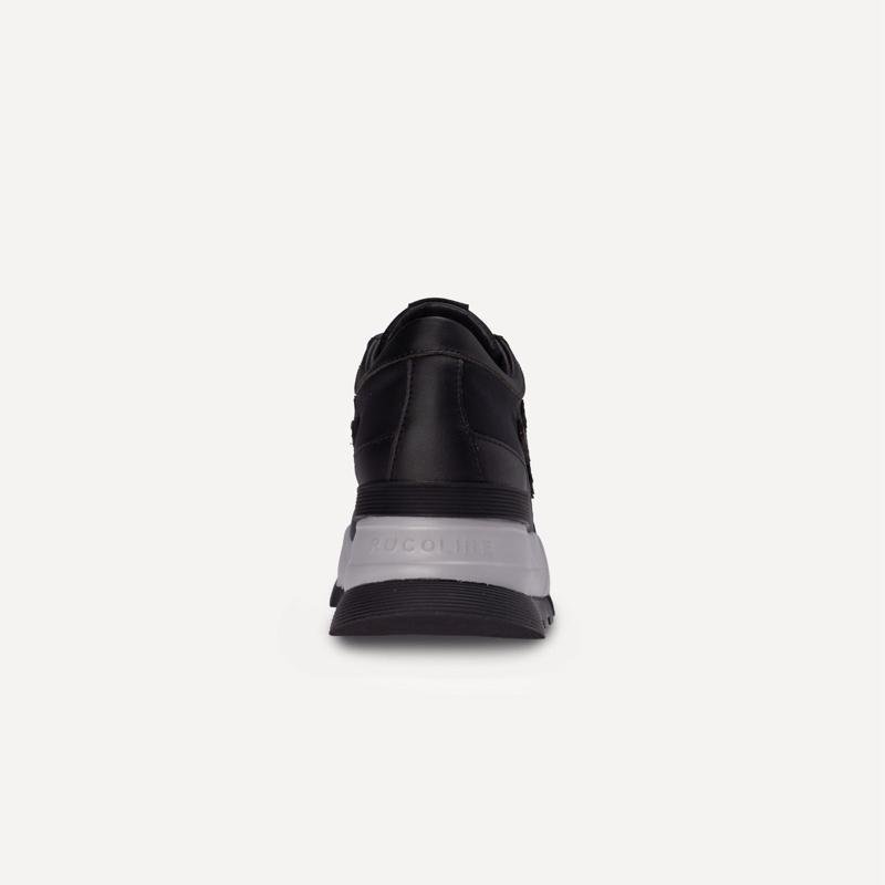 SNEAKERS RUCOLONE 300 SOFT BOMBER STRINGATA IN TESSUTO CON RIPORTI E LOGO IN PELLE SUOLA EVA ALTEZZA 55MM - immagine 2