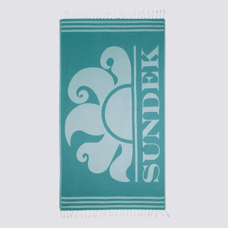 TELO MARE SUNDEK FOUTA JACQUARD CON LOGO - immagine 4