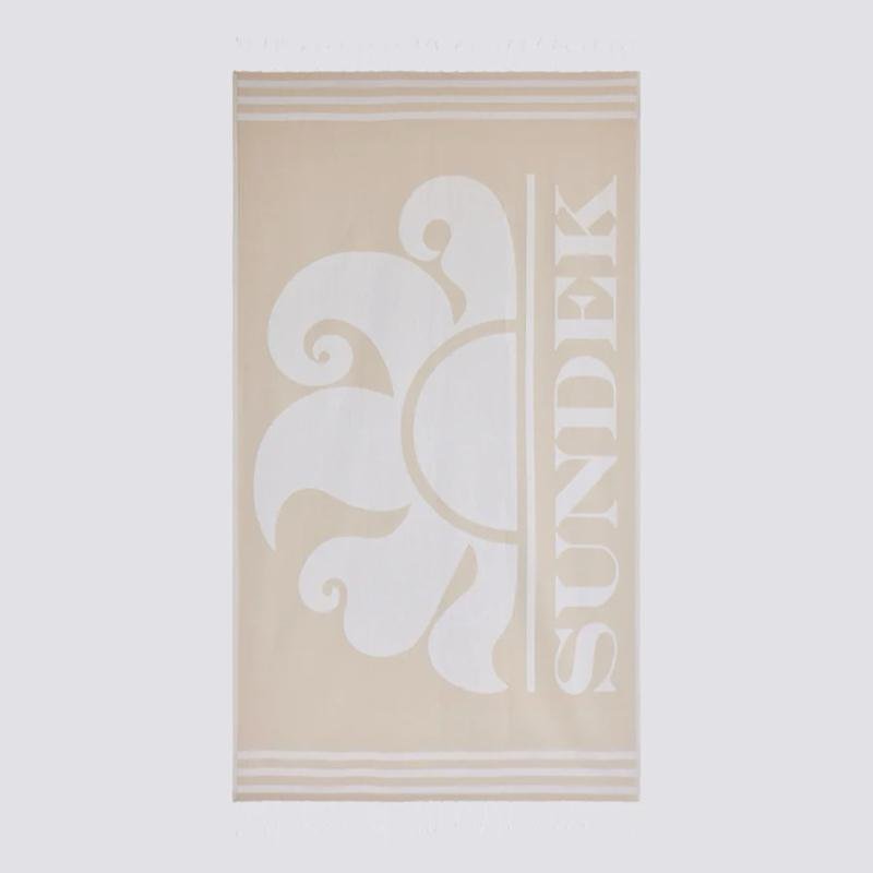 TELO MARE SUNDEK FOUTA JACQUARD CON LOGO - immagine 2