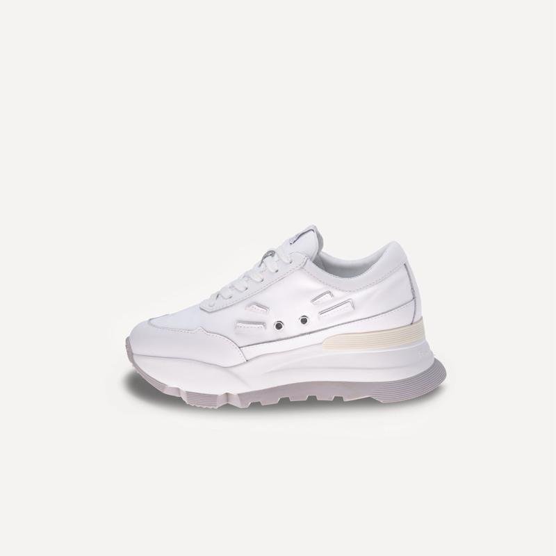 SNEAKERS RUCOLONE 300 SOFT BOMBER STRINGATA IN TESSUTO CON RIPORTI E LOGO IN PELLE SUOLA EVA ALTEZZA 55MM - immagine 7