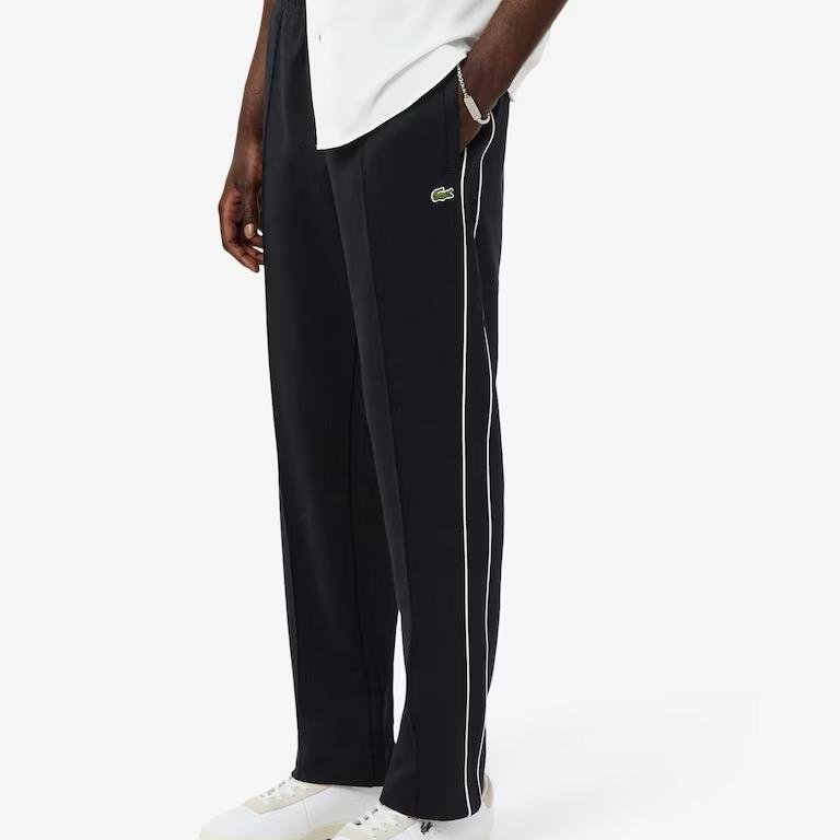 Pantaloni Lacoste della tuta in piqué con bordo