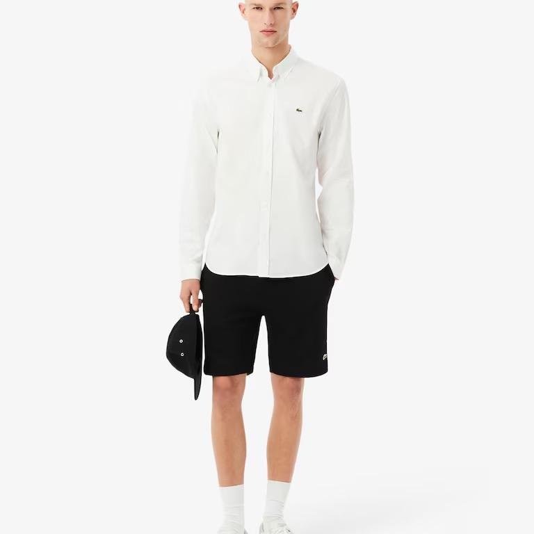 Shorts Lacoste in tessuto felpato regular fit GH9860 - immagine 5