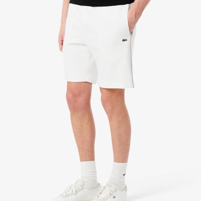 Shorts Lacoste in tessuto felpato con striscia con logo regular fit G0886 - immagine 7