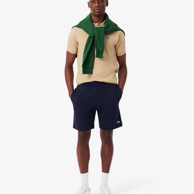 Shorts Lacoste in tessuto felpato regular fit GH9860 - immagine 3