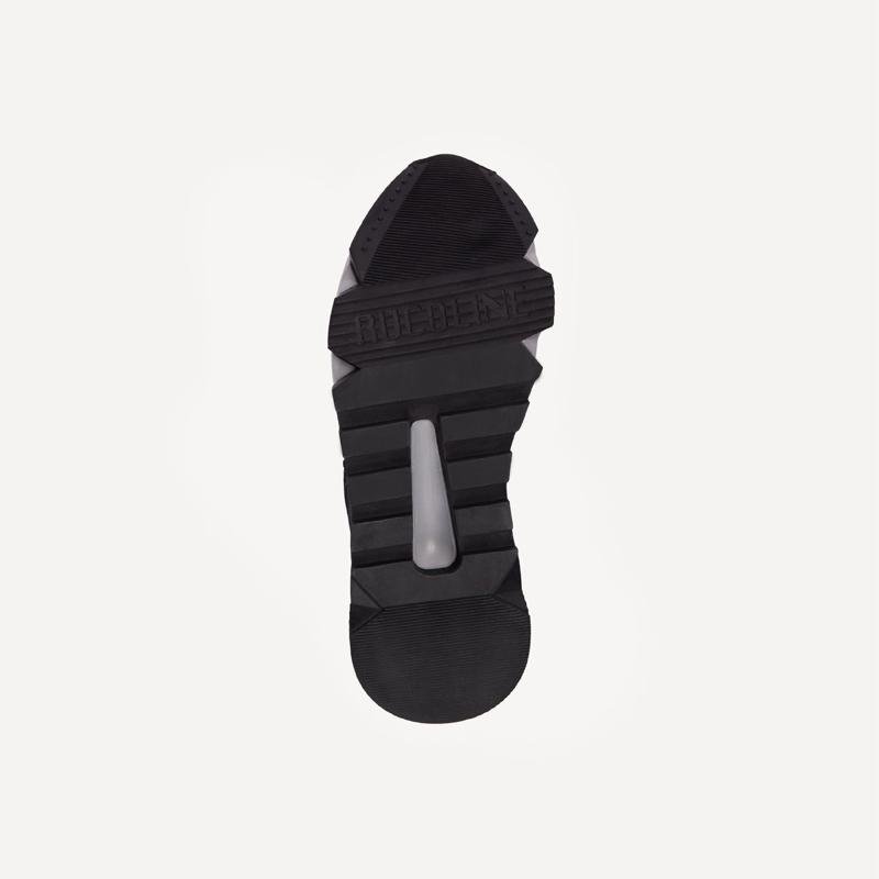 SNEAKERS RUCOLONE 300 SOFT BOMBER STRINGATA IN TESSUTO CON RIPORTI E LOGO IN PELLE SUOLA EVA ALTEZZA 55MM - immagine 3