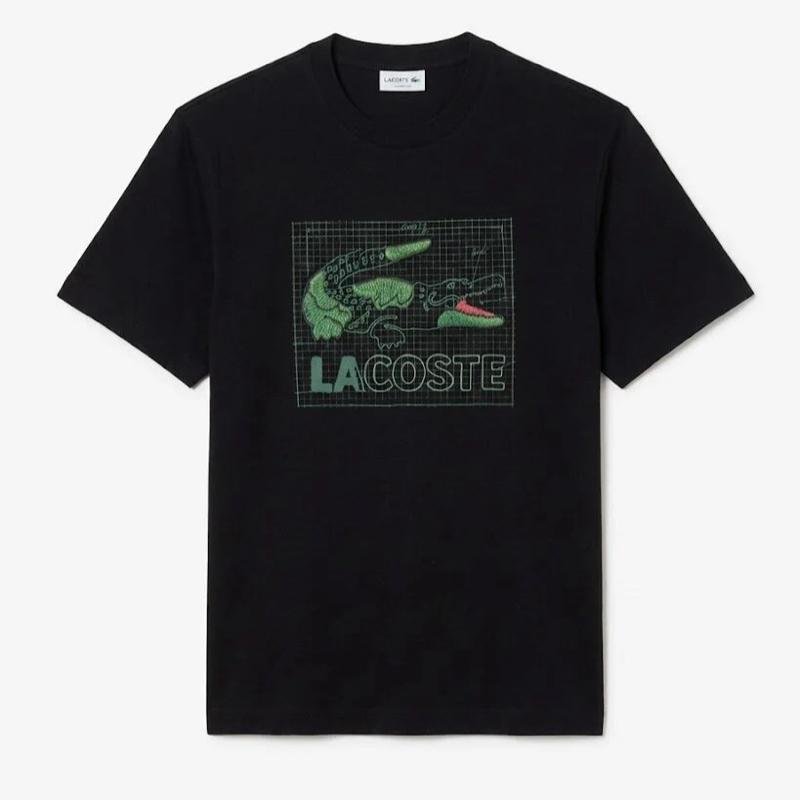 T-shirt Lacoste in cotone con stampa Ref. TH1446-00