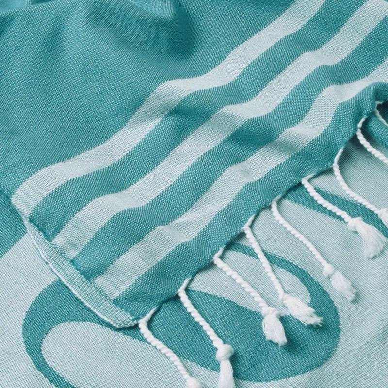 TELO MARE SUNDEK FOUTA JACQUARD CON LOGO - immagine 5