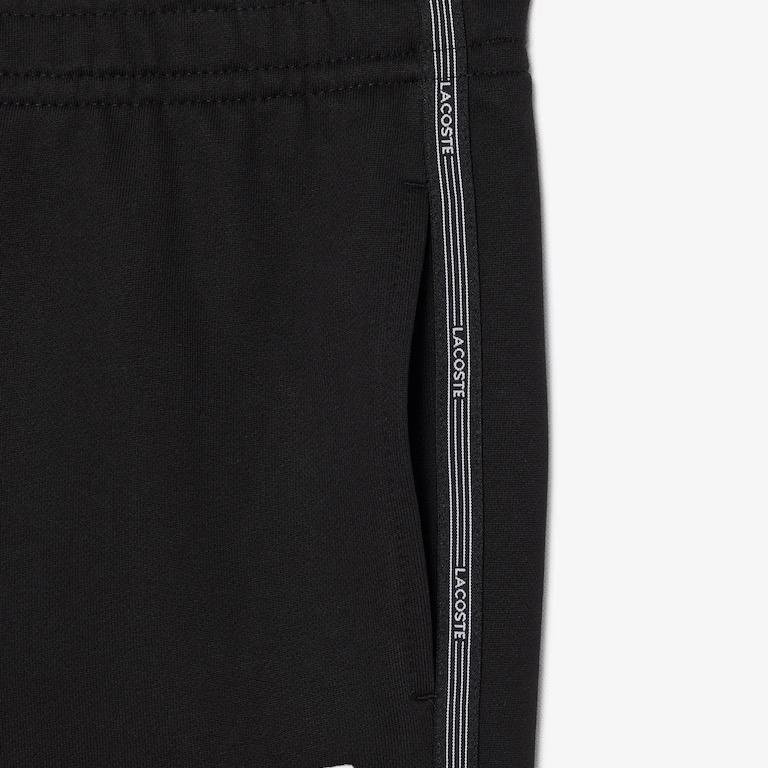 Shorts Lacoste in tessuto felpato con striscia con logo regular fit G0886 - immagine 3