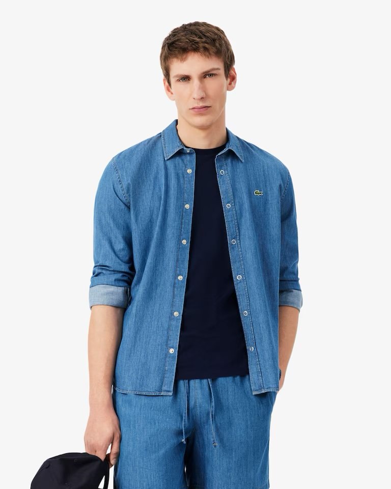 Camicia Lacoste in denim