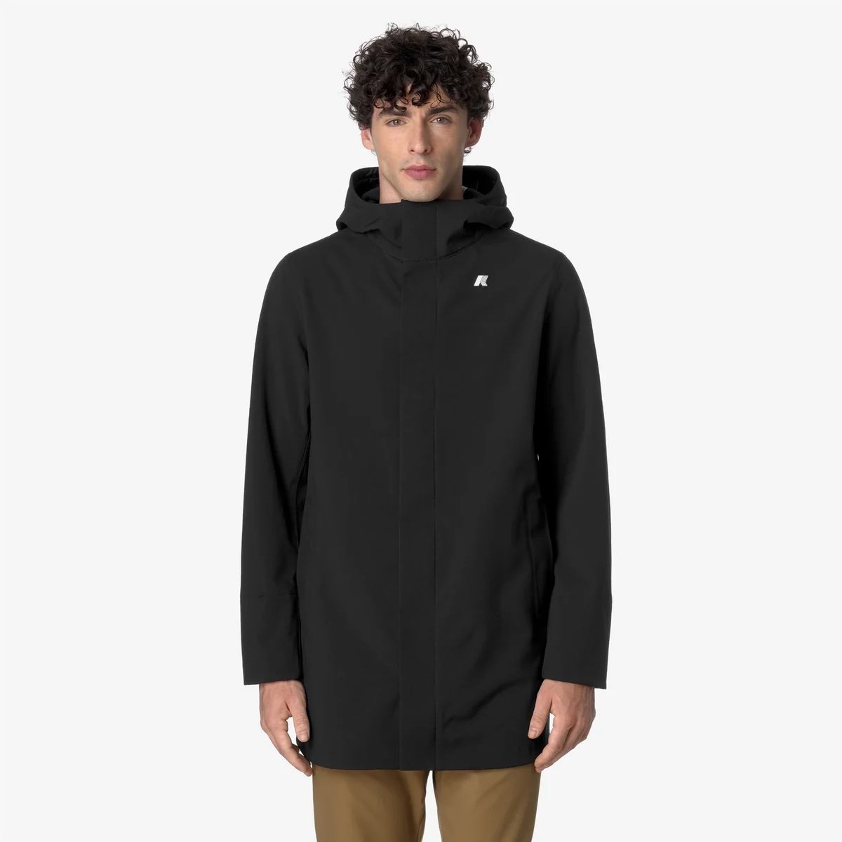 GIACCA K-WAY MARLYN BONDED BLACK PURE K7126UW