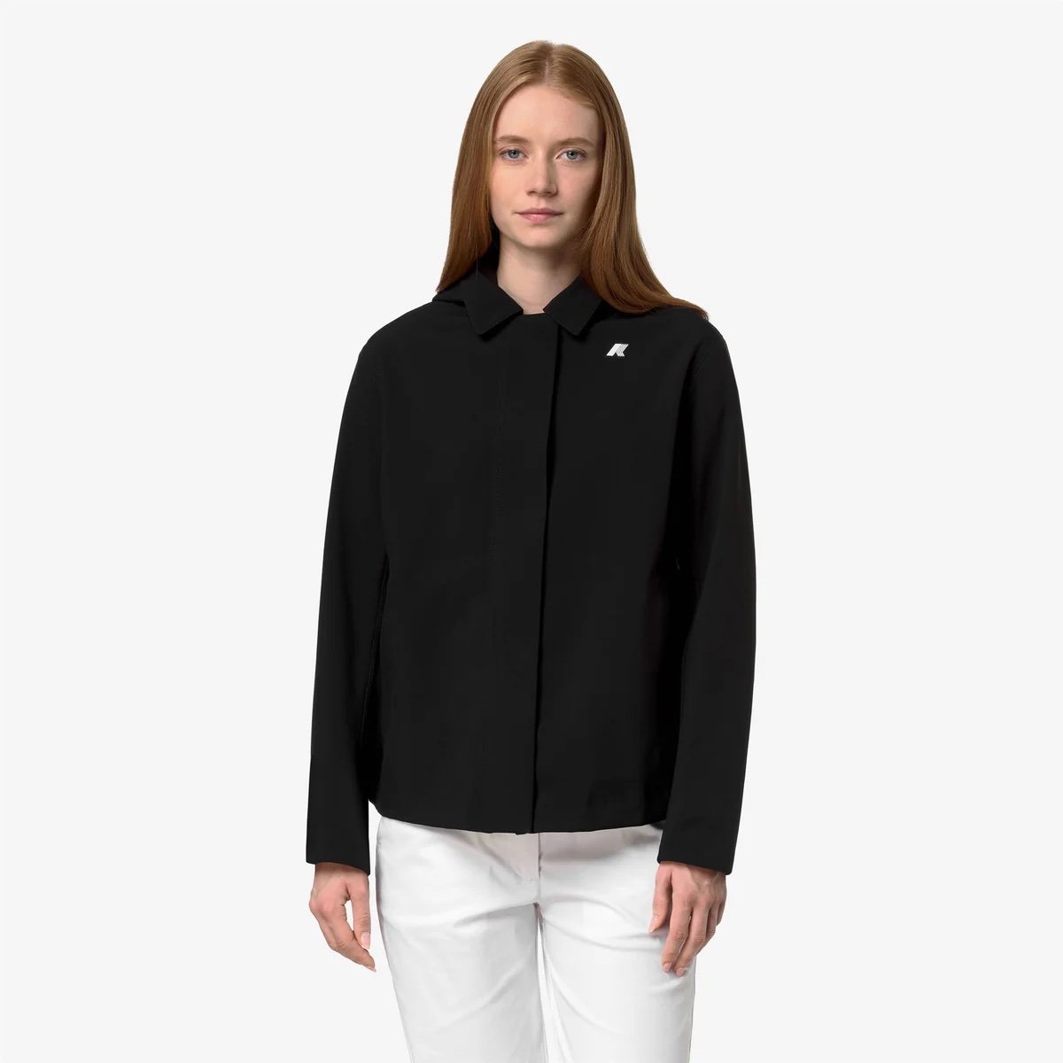 GIACCA K-WAY DONNA BLEIZOU BONDED BLACK PURE K51453W