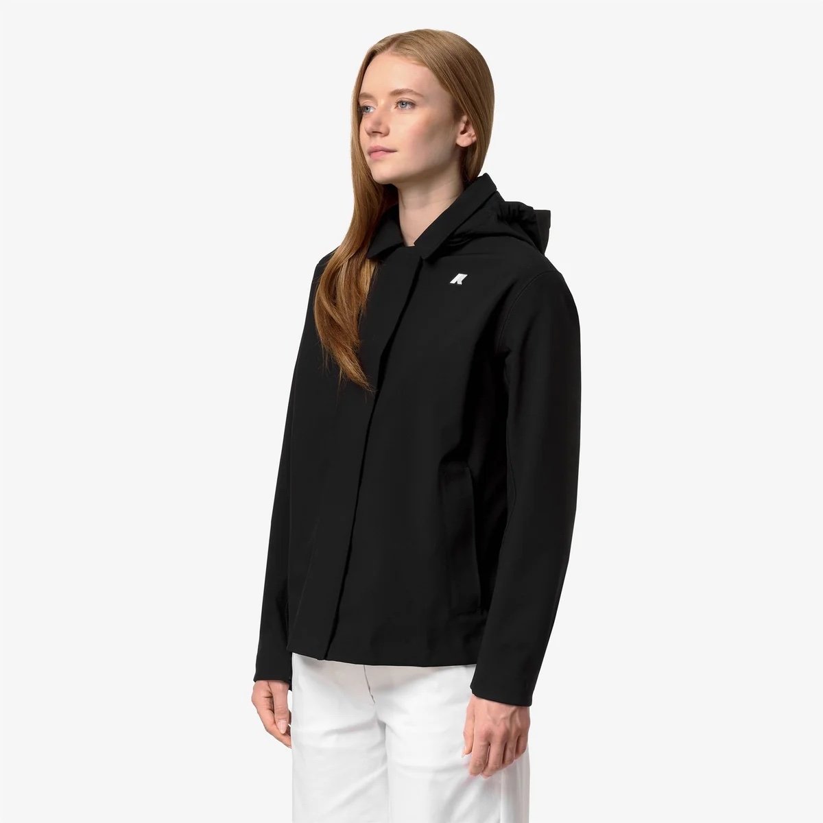 GIACCA K-WAY DONNA BLEIZOU BONDED BLACK PURE K51453W - immagine 2