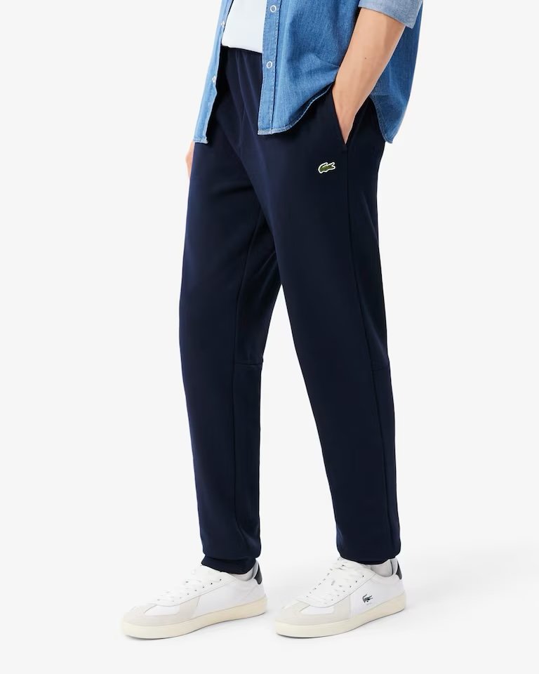 Pantaloni sportivi Lacoste in tessuto felpato