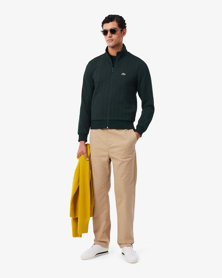 Lacoste Felpa Monogram Verde - immagine 2