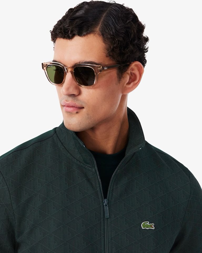 Lacoste Felpa Monogram Verde - immagine 3