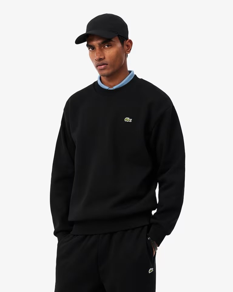 Felpa Lacoste in cotone felpato