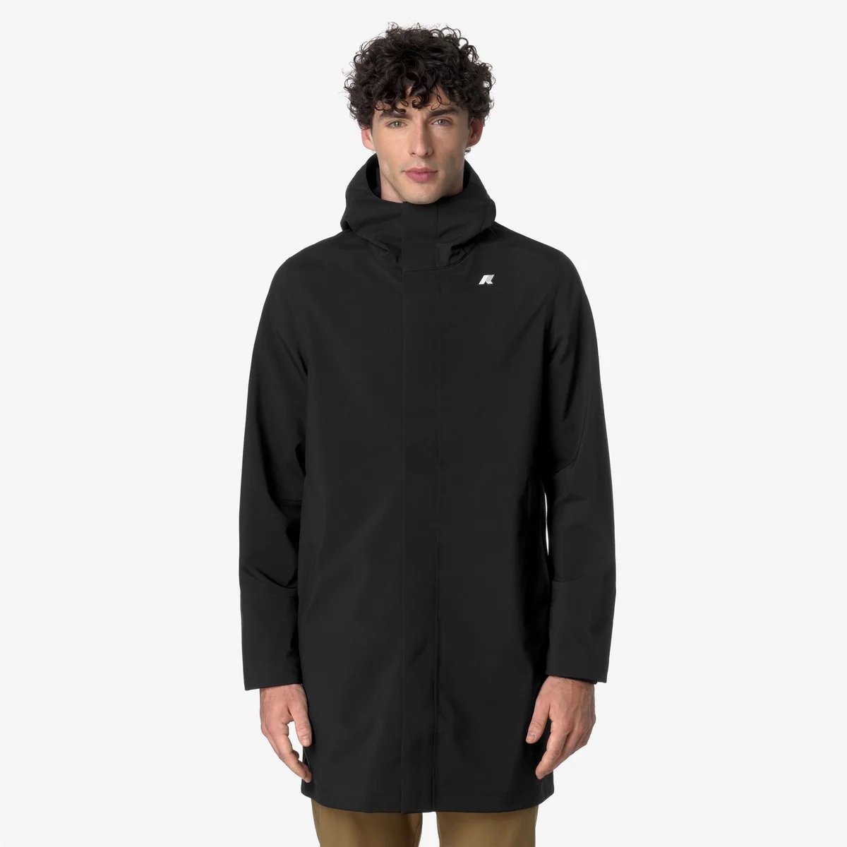 K-way Giacca Thomas bonded black pure