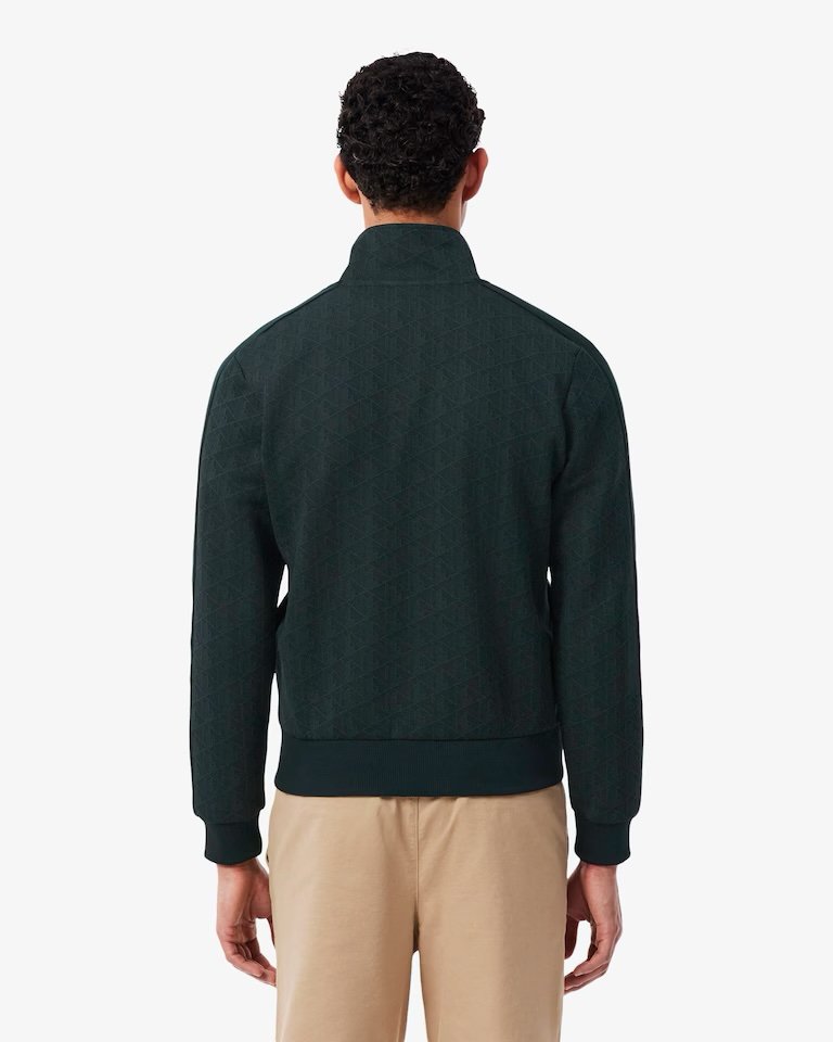 Lacoste Felpa Monogram Verde - immagine 4