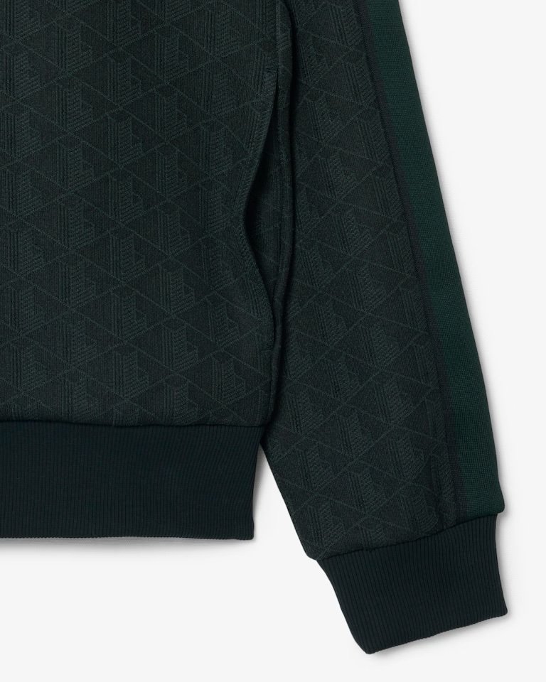 Lacoste Felpa Monogram Verde - immagine 6