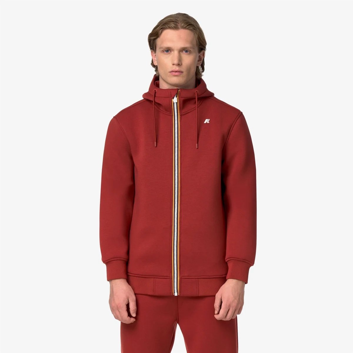 K-way Felpa Uomo Rainer Spacer Rosso