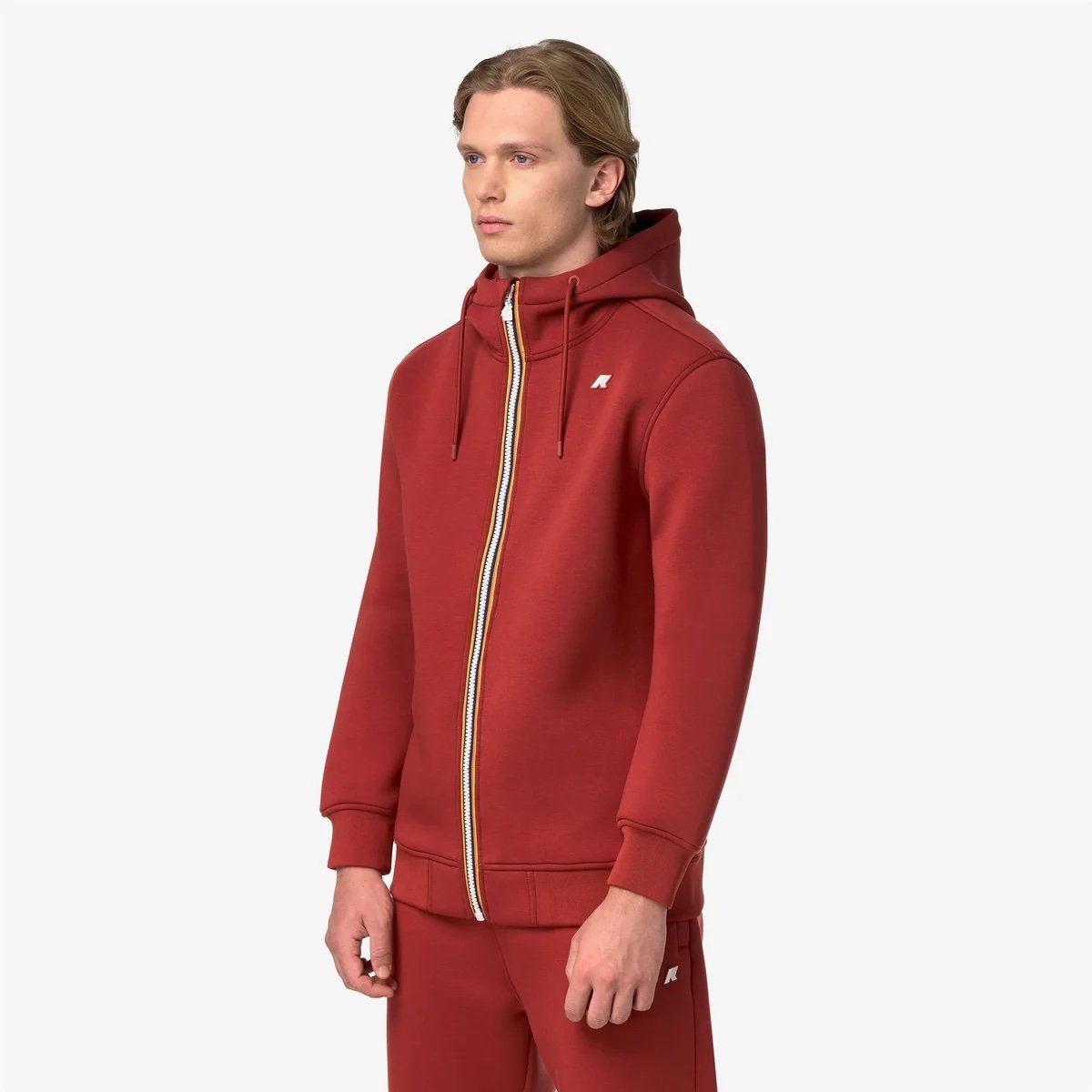 K-way Felpa Uomo Rainer Spacer Rosso - immagine 2