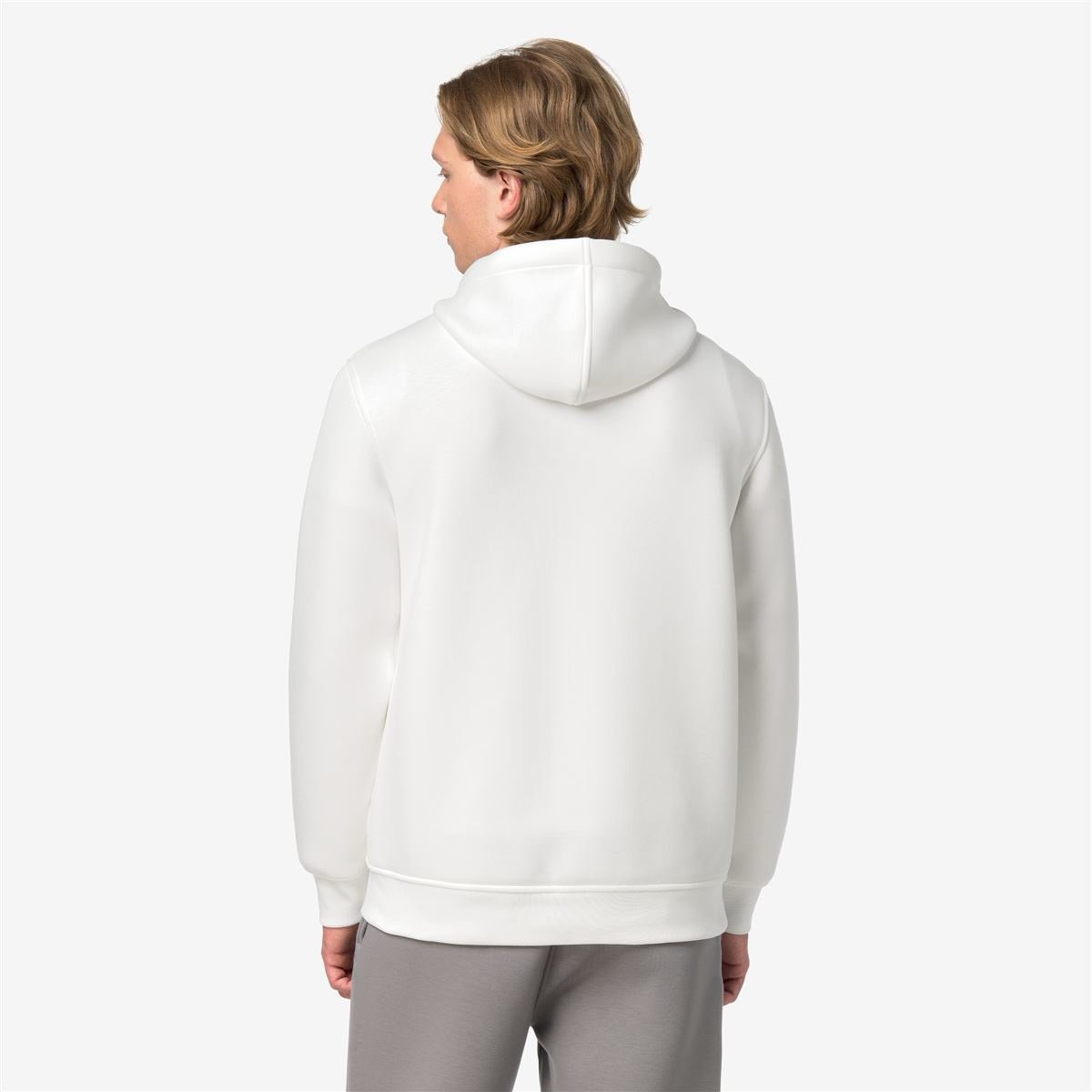K-way Felpa Uomo Rainer Spacer Bianco - immagine 4