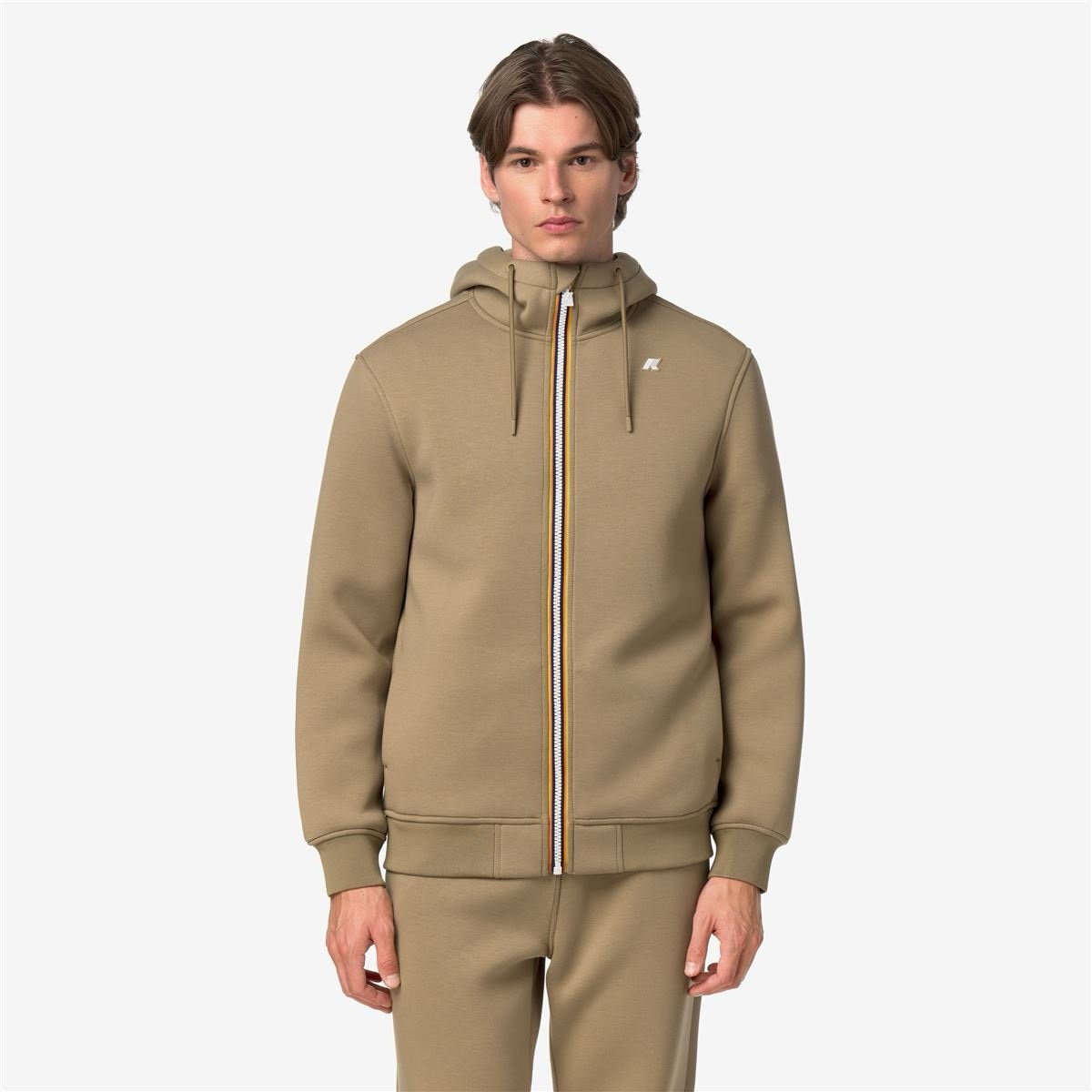 K-way Felpa Uomo Rainer Spacer Beige - immagine 2