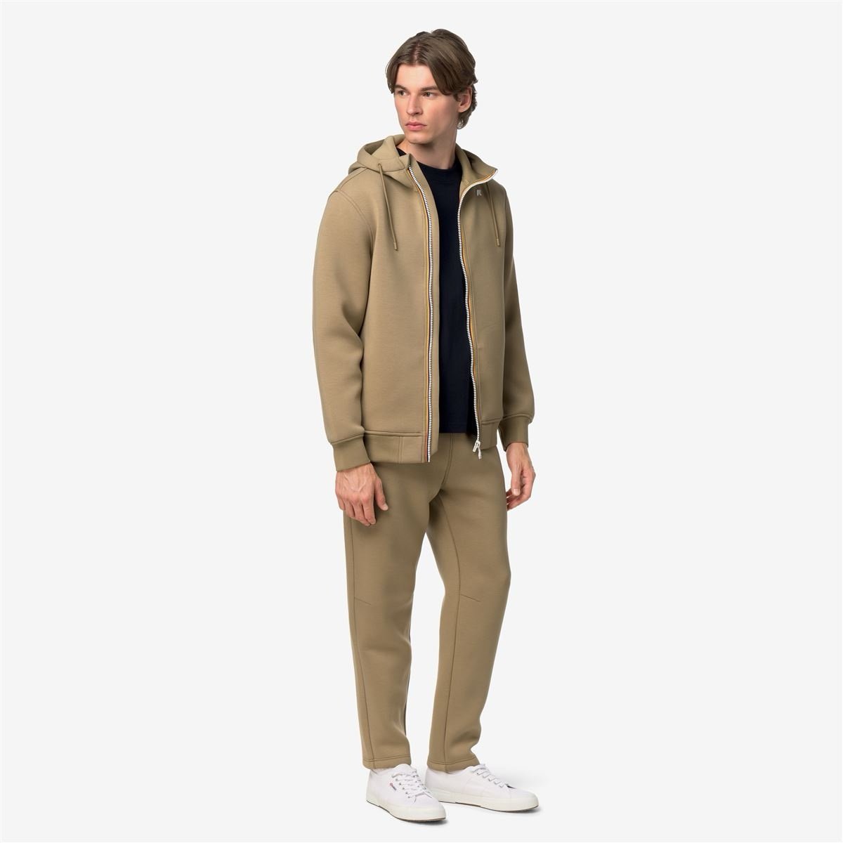 K-way Felpa Uomo Rainer Spacer Beige - immagine 5