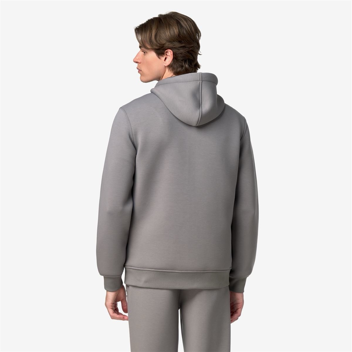 K-way Felpa Uomo Rainer Spacer Grigio - immagine 4