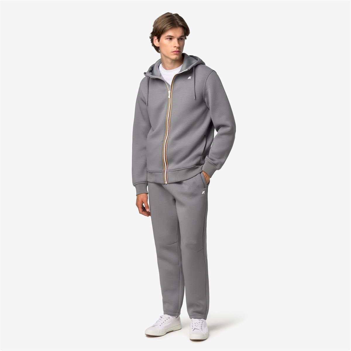 Pantaloni Uomo K-way Micka Spacer Grigio
