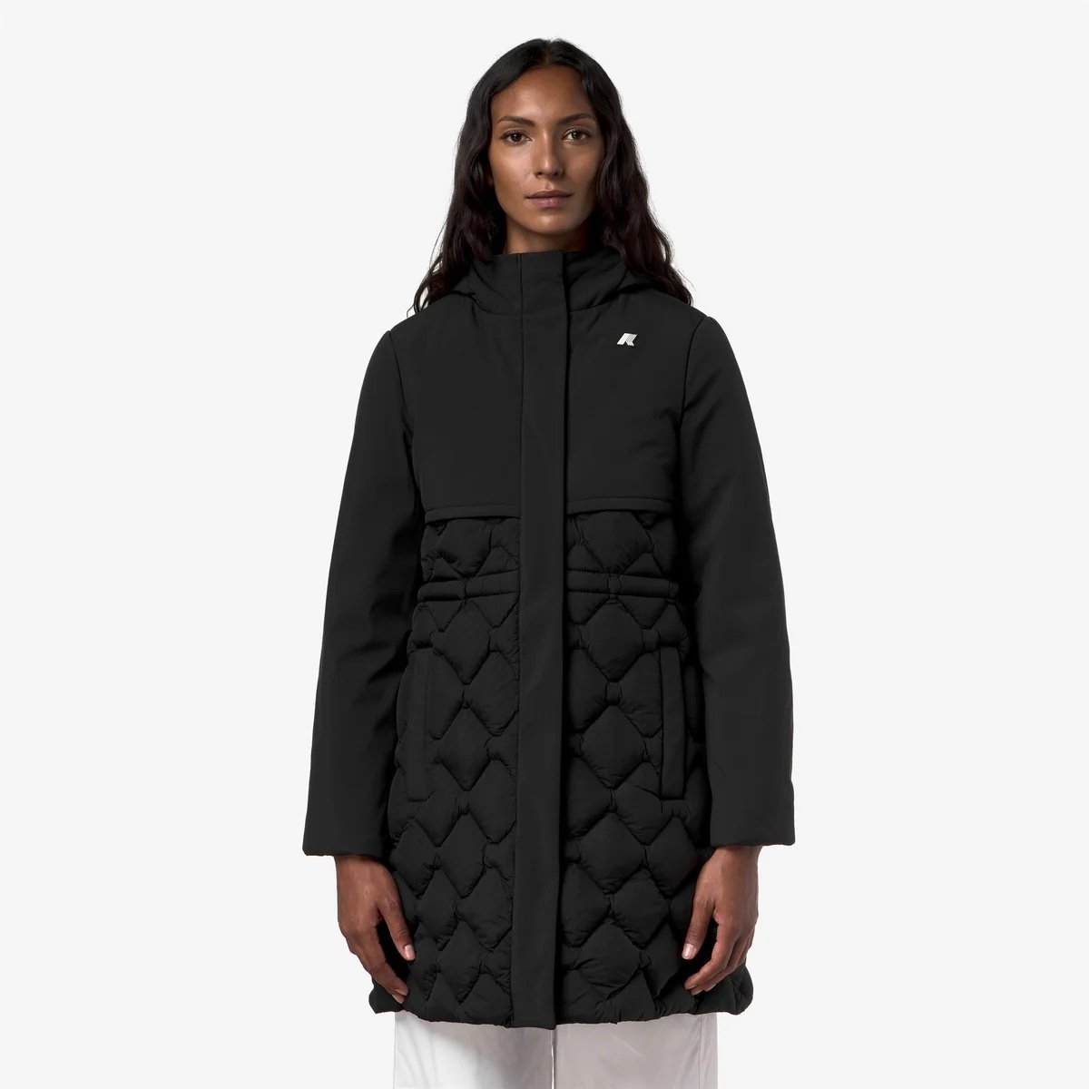 Giacca K-way Donna Siphelle Hybrid Warm Shell Lunghezza 3/4