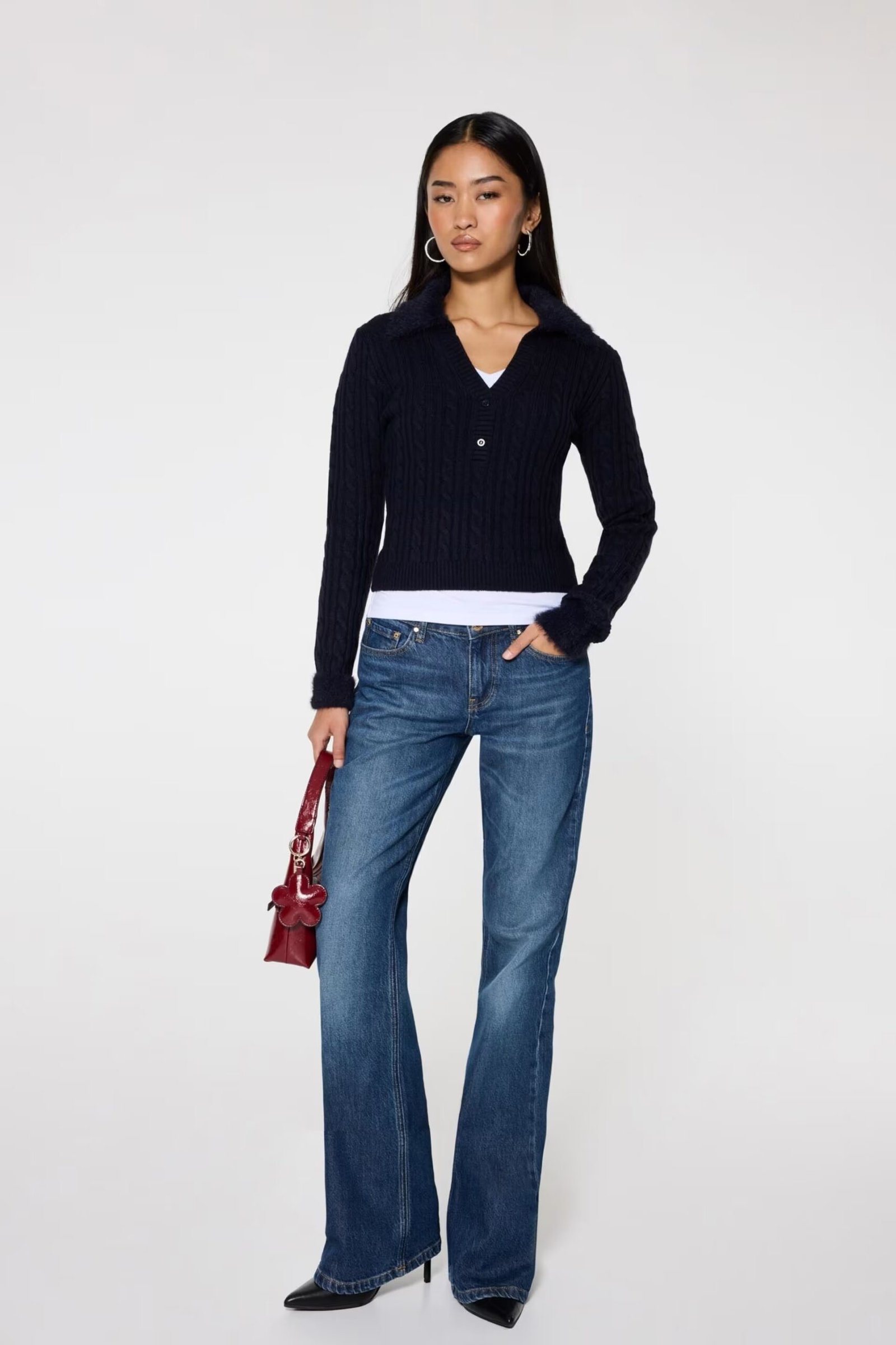 Guess Donna Jeans Flare a Vita Bassa - immagine 5